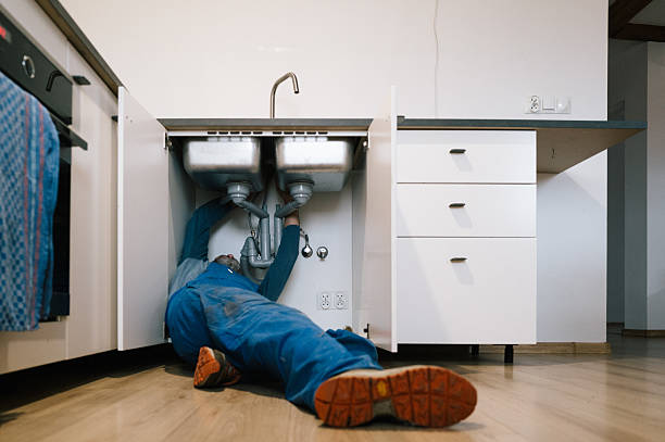 Professional Drain Cleaning technician working in Rochester, WI